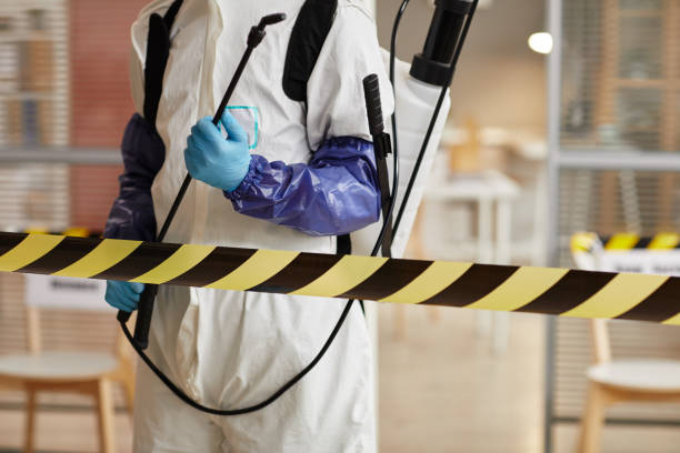 Professional Biohazard Cleanup technician working in Athens, PA